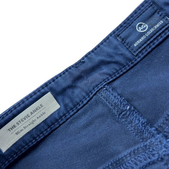 AG Adriano Goldschmied The Stevie Ankle Jeans Slim Straight Ankle Size 31 - Picture 7 of 9